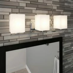 Outlet 👍 Transitional Design House Karsen 3 Light Bathroom Vanity Light 🔔 -Vaxcel Shop detail2DHIC676