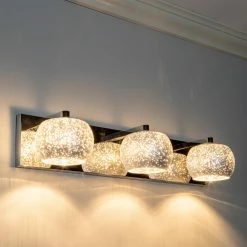 Outlet ✨ Glam Decor Therapy Jennings 3 Light Bathroom Vanity Light 🎁 -Vaxcel Shop detail2JIMC762