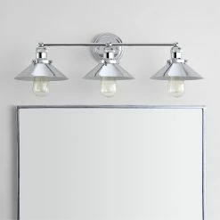 Best deal ❤️ Farmhouse / Cottage JONATHAN Y JYL June 3 Light Bathroom Vanity Light 🎉 -Vaxcel Shop detail2JONA194