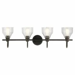 Best deal 😀 Transitional Kichler Avery 4 Light Bathroom Vanity Light ✨ -Vaxcel Shop detail2KIC6607