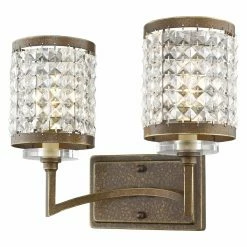 Coupon 👍 Glam Livex Lighting Grammercy 50562 2 Light Bathroom Vanity Light ❤️ -Vaxcel Shop detail2LXL2676