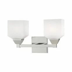 Cheap ⭐ Bathroom Vanity Lights Livex Lighting Aragon 2 Light Bath Vanity Light 🧨 -Vaxcel Shop detail2LXL3367