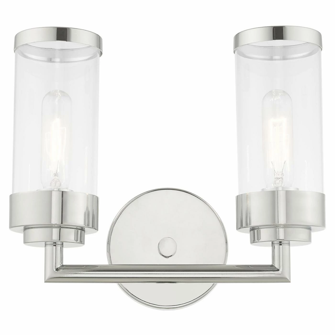Outlet ⌛ Transitional Livex Lighting Hillcrest 2 Light Bathroom Vanity Light ✨ 5 Outlet ⌛ Transitional Livex Lighting Hillcrest 2 Light Bathroom Vanity Light ✨ - Image 3
