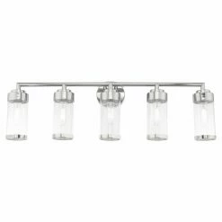 Best deal 👏 Transitional Livex Lighting Hillcrest 5 Light Bathroom Vanity Light 😀 -Vaxcel Shop detail2LXL3375