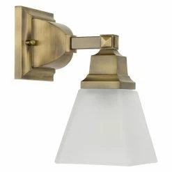 Wholesale 👍 Livex Lighting Traditional Livex Mission 1031-01 Bath Vanity 9.5H In. - Antique Brass ❤️ -Vaxcel Shop detail2LXL524
