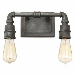Cheapest 💯 Transitional Quoizel Squire SQR8602RK 2 Light Bathroom Vanity Light ⭐ -Vaxcel Shop detail2QUO2990
