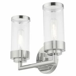 Outlet ⌛ Transitional Livex Lighting Hillcrest 2 Light Bathroom Vanity Light ✨ 15 Outlet ⌛ Transitional Livex Lighting Hillcrest 2 Light Bathroom Vanity Light ✨ -Vaxcel Shop detail3LXL3373