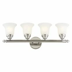 Brand new ❤️ Livex Lighting Traditional Livex Home Basics 1064 Vanity Light - 24W In. 😉 -Vaxcel Shop detail3LXL844 1