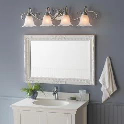 Hot Sale 🎉 Traditional Vaxcel Lighting Bella BL-VLD004BN 4 Light Bathroom Vanity Light 😍 -Vaxcel Shop detail3OSL1583
