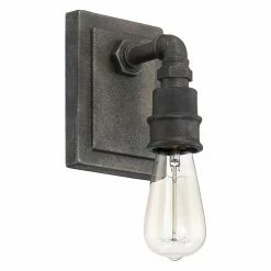 Brand new ⌛ Bathroom Vanity Lights Quoizel Squire SQR8701RK 1 Light Bathroom Vanity Light 🌟 -Vaxcel Shop detail3QUO2992