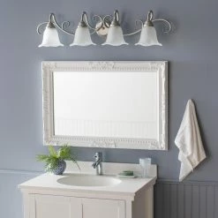 Hot Sale 🎉 Traditional Vaxcel Lighting Bella BL-VLD004BN 4 Light Bathroom Vanity Light 😍 -Vaxcel Shop detail4OSL1583