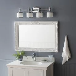 Coupon 🔥 Transitional Vaxcel Carlisle 4 Light Bathroom Vanity Light 🤩 -Vaxcel Shop detail4OSL803