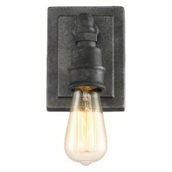 Brand new ⌛ Bathroom Vanity Lights Quoizel Squire SQR8701RK 1 Light Bathroom Vanity Light 🌟 -Vaxcel Shop detail4QUO2992