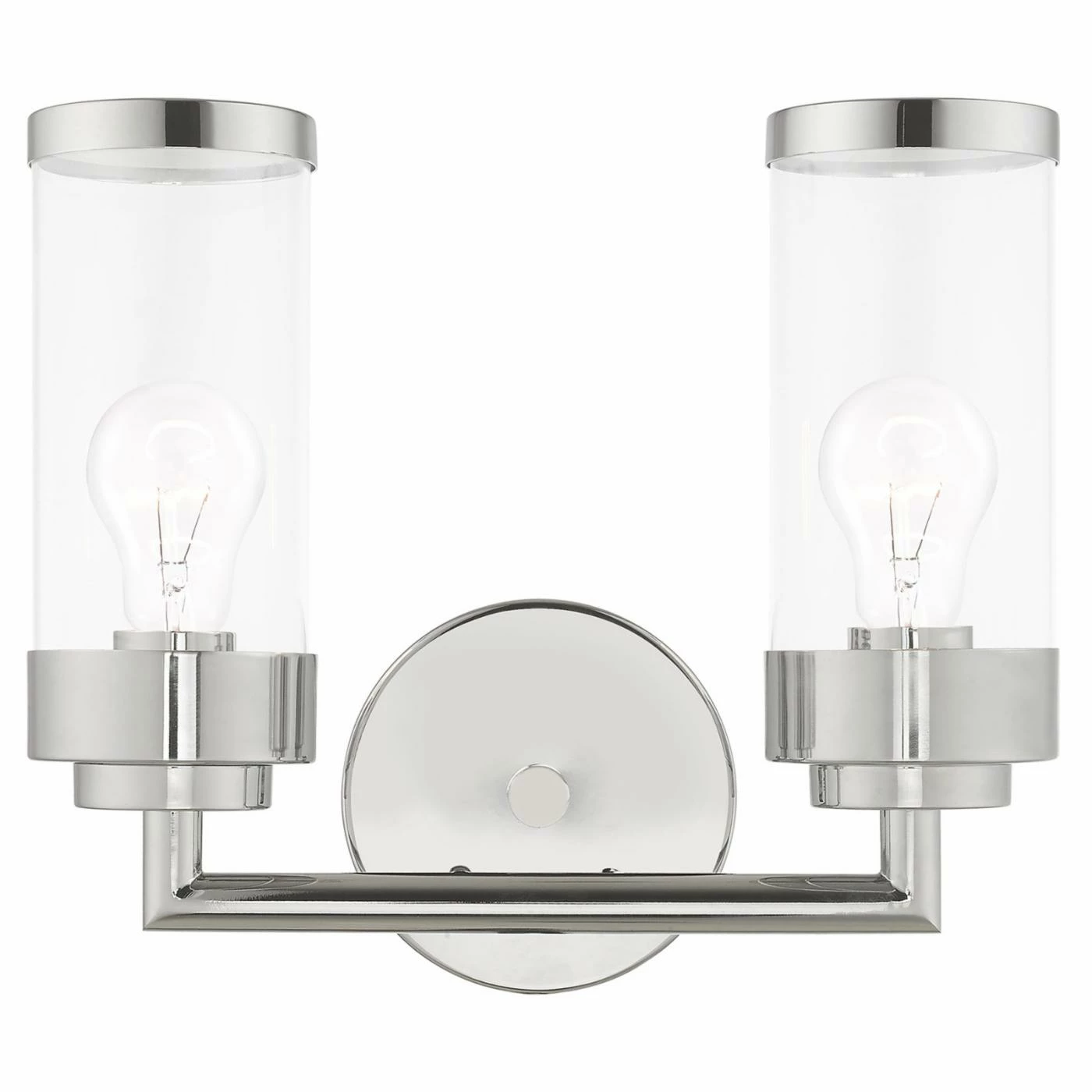 Outlet ⌛ Transitional Livex Lighting Hillcrest 2 Light Bathroom Vanity Light ✨ 9 Outlet ⌛ Transitional Livex Lighting Hillcrest 2 Light Bathroom Vanity Light ✨ - Image 7