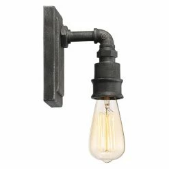 Brand new ⌛ Bathroom Vanity Lights Quoizel Squire SQR8701RK 1 Light Bathroom Vanity Light 🌟 -Vaxcel Shop detail5QUO2992
