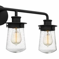 Cheap 🥰 Industrial Quoizel Lewiston 4 Light Bathroom Vanity Light 👍 -Vaxcel Shop detail5QUO3671