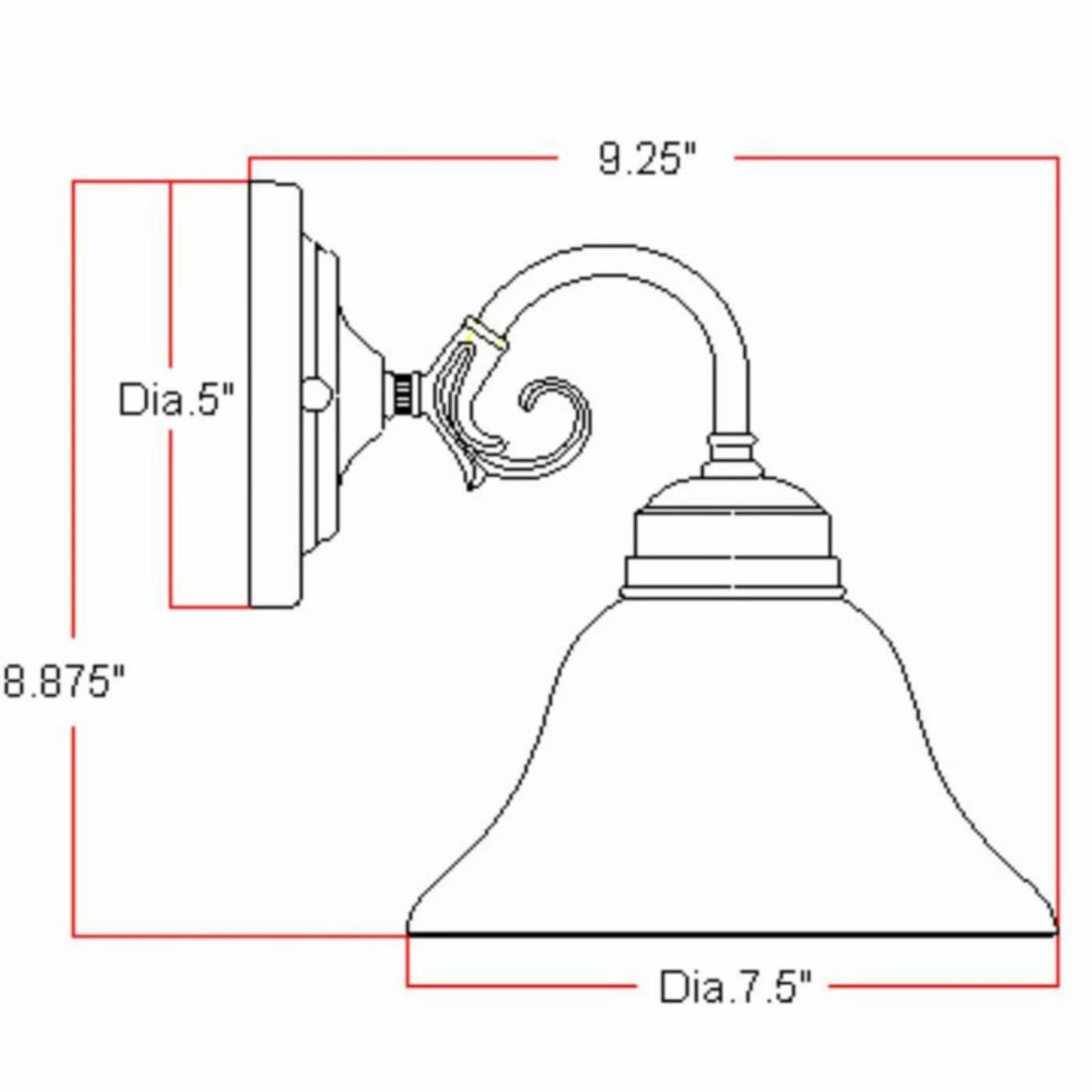 Top 10 β¨ Traditional Design House Millbridge Bathroom Sconce π 5 Top 10 β¨ Traditional Design House Millbridge Bathroom Sconce π - Image 3