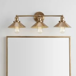 Best deal ❤️ Farmhouse / Cottage JONATHAN Y JYL June 3 Light Bathroom Vanity Light 🎉 -Vaxcel Shop detail6JONA194