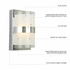 New π Transitional Design House Haswell 3 Light LED Bathroom Vanity Light β 9 New π Transitional Design House Haswell 3 Light LED Bathroom Vanity Light β -Vaxcel Shop detail7DHIC673