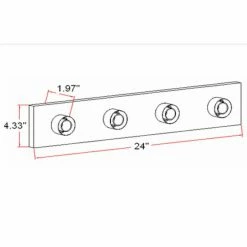Outlet 🧨 Transitional Design House 4 Light Bathroom Vanity Light 😀 -Vaxcel Shop detail7DHIC693