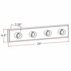 Buy 🌟 Transitional Design House 500207 4 Light Bathroom Vanity Light 😀 -Vaxcel Shop detail7DHIC694