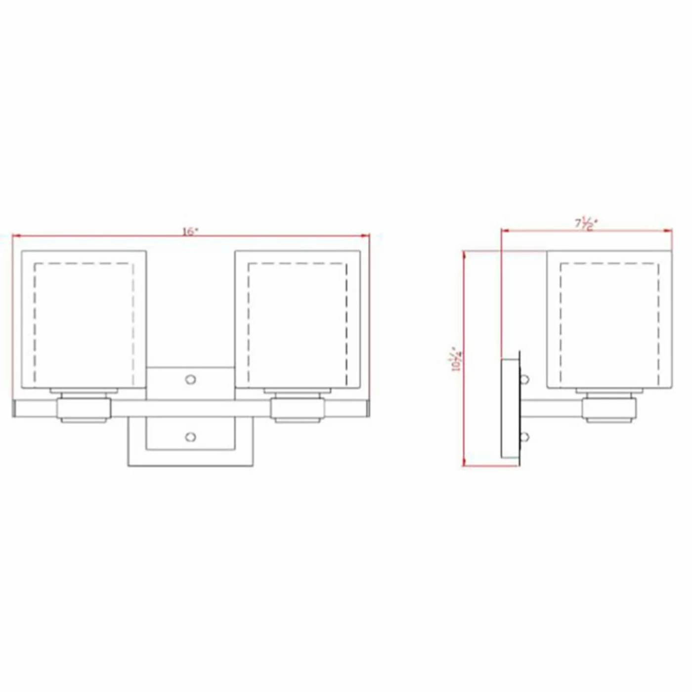 Buy ⌛ Transitional Design House Oslo 2 Light Bathroom Vanity Light ❤️ 6 Buy ⌛ Transitional Design House Oslo 2 Light Bathroom Vanity Light ❤️ - Image 4