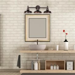 Coupon 💯 Industrial Design House Kimball 3-Light Bathroom Vanity Light 🛒 -Vaxcel Shop detailDHIC305