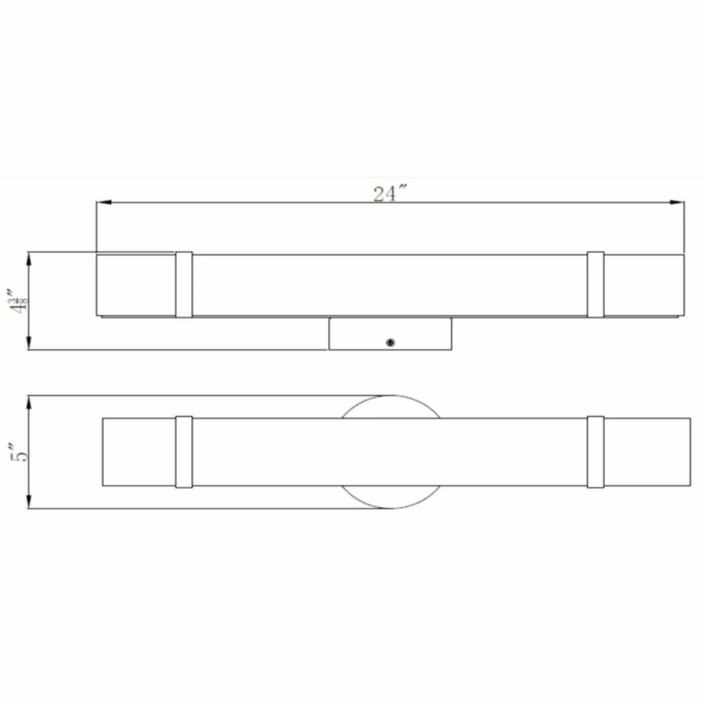 Coupon π Modern / Contemporary Design House Fleming 577759 LED Bath Bar Light π 5 Coupon π Modern / Contemporary Design House Fleming 577759 LED Bath Bar Light π - Image 3