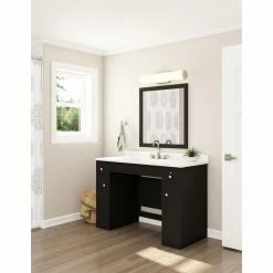 Budget 🎉 Transitional Design House Burke LED Bathroom Vanity Light 😉 -Vaxcel Shop detailDHIC665