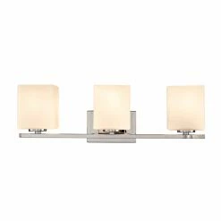 Outlet 👍 Transitional Design House Karsen 3 Light Bathroom Vanity Light 🔔 -Vaxcel Shop detailDHIC676