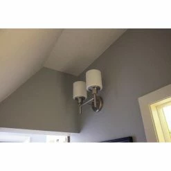 Hot Sale 👏 Transitional Design House Aubrey 2 Light Bathroom Vanity Light 🔥 -Vaxcel Shop detailDHIC784