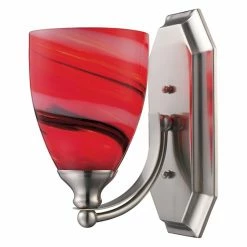 Buy 🎁 Bathroom Sconces Elk Lighting Bath And Spa 570-1 Bathroom Vanity Light 🍬 Candy Glass 🤩 -Vaxcel Shop detailELI7830