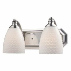 Discount π Transitional Elk Lighting Bath And Spa 570-2 Bathroom Vanity Light With White Swirl Glass 𧨠7 Discount π Transitional Elk Lighting Bath And Spa 570-2 Bathroom Vanity Light With White Swirl Glass 𧨠-Vaxcel Shop detailELI7862