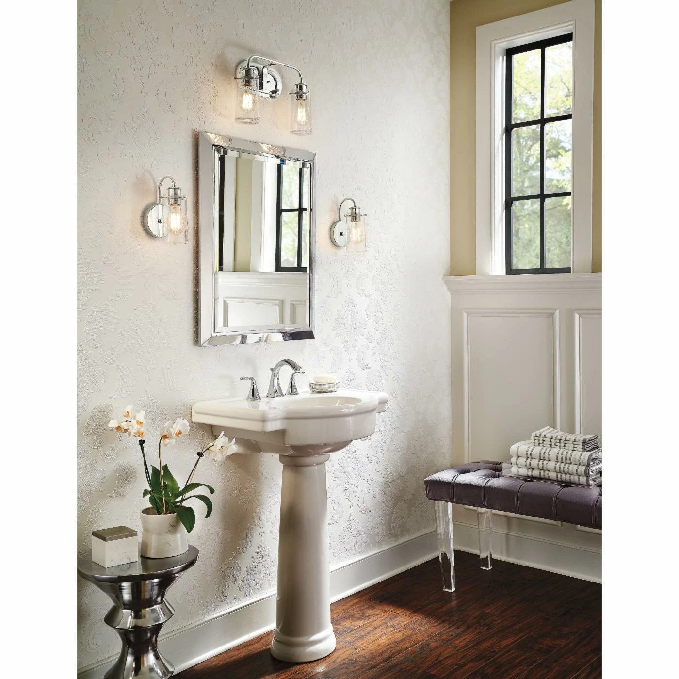 Flash Sale π― Rustic / Southwestern Kichler Braelyn 45458 2 Light Bathroom Vanity Light π₯° 5 Flash Sale π― Rustic / Southwestern Kichler Braelyn 45458 2 Light Bathroom Vanity Light π₯° - Image 3
