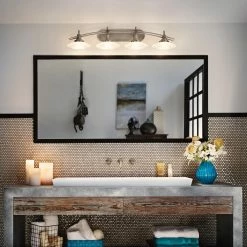 New ✔️ Modern / Contemporary Kichler Structures 6464 Bathroom Vanity Light 🌟 -Vaxcel Shop detailKIC635