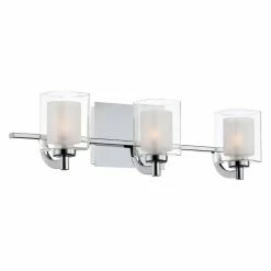 Buy 🤩 Modern / Contemporary Quoizel Kolt KLT8603C 3 Light Bathroom Vanity Light ⌛ -Vaxcel Shop detailQUO2798