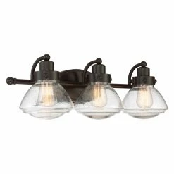 Buy 🔔 Transitional Quoizel Scholar SCH8603PN 3 Light Bathroom Vanity Light 🎁 -Vaxcel Shop detailQUO2989