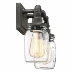 Cheapest 💯 Transitional Quoizel Squire SQR8602RK 2 Light Bathroom Vanity Light ⭐ -Vaxcel Shop detailQUO2990