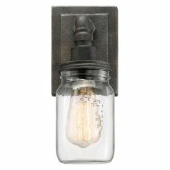 Brand new ⌛ Bathroom Vanity Lights Quoizel Squire SQR8701RK 1 Light Bathroom Vanity Light 🌟 -Vaxcel Shop detailQUO2992