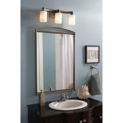 Cheapest ❤️ Modern / Contemporary Quoizel Taylor TY8603WT 3 Light Bathroom Vanity Light 🎉 -Vaxcel Shop detailQUO812