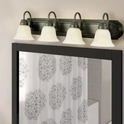 Cheapest 🎉 Traditional Design House Allante 4 Light Bathroom Vanity Light 😍 -Vaxcel Shop inuseDHIC661