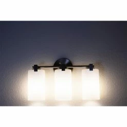 Discount ❤️ Transitional Design House Eastport 3 Light Bathroom Vanity Light ✔️ -Vaxcel Shop inuseDHIC670