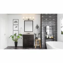 Brand new β€οΈ Transitional Design House Oslo 4 Light Bathroom Vanity Light 𧨠9 Brand new β€οΈ Transitional Design House Oslo 4 Light Bathroom Vanity Light 𧨠-Vaxcel Shop inuseDHIC682