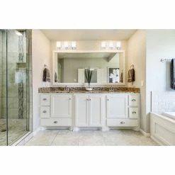 Hot Sale ⭐ Transitional Design House Penn 3 Light Bathroom Vanity Light 💯 -Vaxcel Shop inuseDHIC686