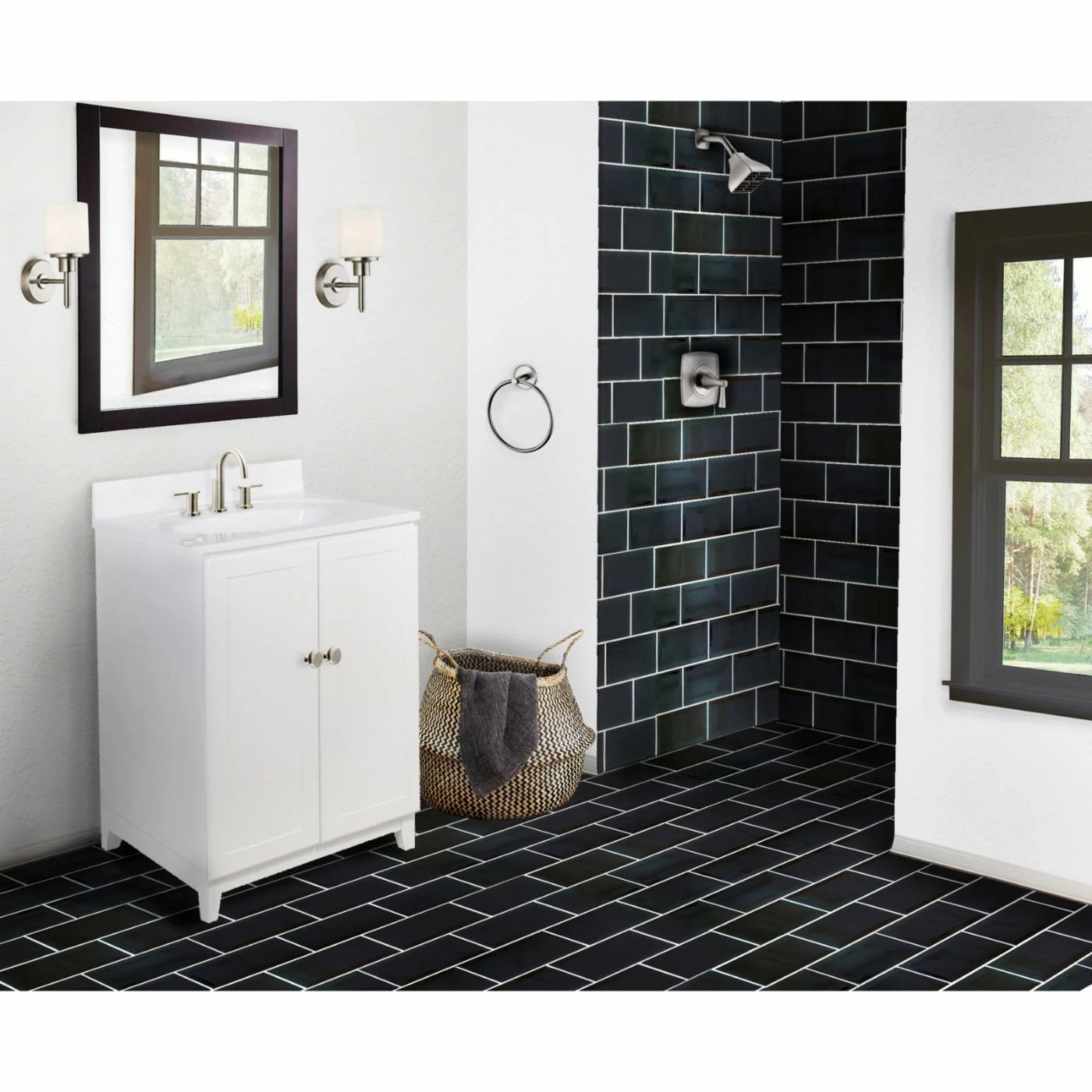 Budget βοΈ Transitional Design House Aubrey Bathroom Sconce π 4 Budget βοΈ Transitional Design House Aubrey Bathroom Sconce π - Image 2