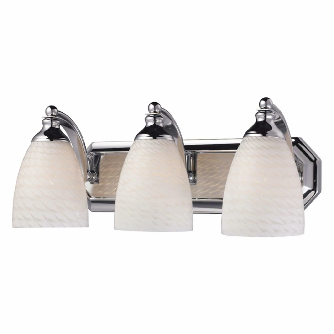 Budget π Transitional Elk Lighting Bath And Spa 570-3 Bathroom Vanity Light With White Swirl Glass π₯ 4 Budget π Transitional Elk Lighting Bath And Spa 570-3 Bathroom Vanity Light With White Swirl Glass π₯ - Image 2