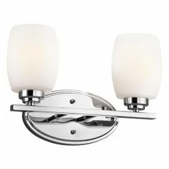 Coupon 😍 Bathroom Vanity Lights Kichler Eileen 5097 Vanity - 14.25 In. 😀 -Vaxcel Shop inuseKIC3342