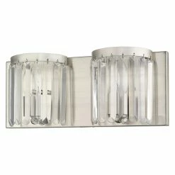 Budget ✨ Glam Livex Lighting Ashton 50532 2 Light Bathroom Vanity Light 🎁 -Vaxcel Shop inuseLXL2672