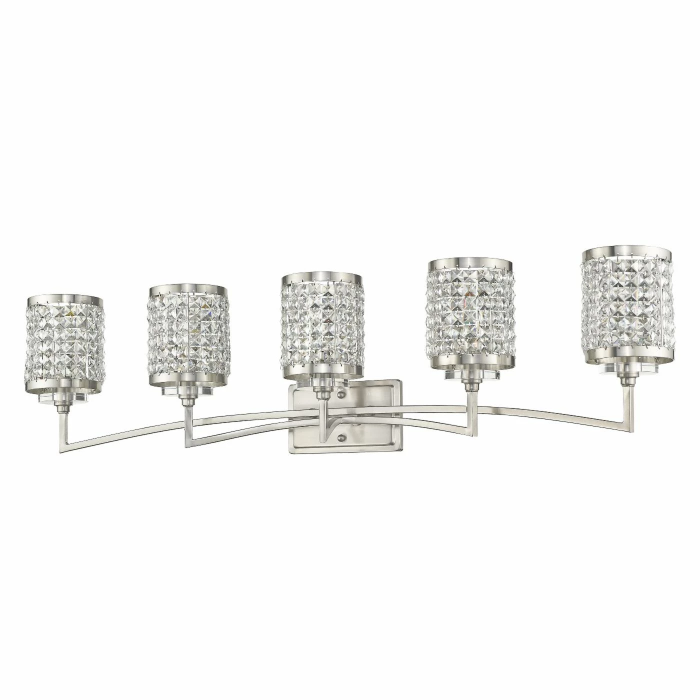 Top 10 π Glam Livex Lighting Grammercy 50565 5 Light Bathroom Vanity Light π 4 Top 10 π Glam Livex Lighting Grammercy 50565 5 Light Bathroom Vanity Light π - Image 2