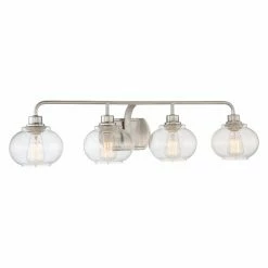 Flash Sale ✔️ Industrial Quoizel Trilogy TRG8604BN Vanity Light 💯 -Vaxcel Shop inuseQUO2889